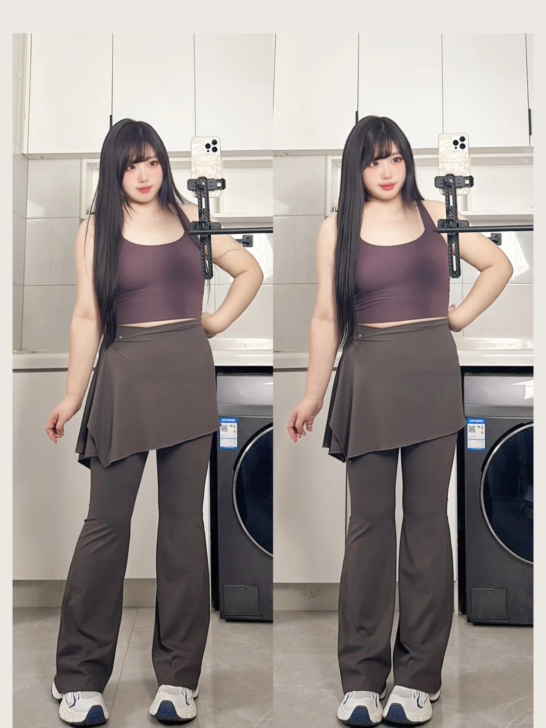 ٩(๑•̀ω•́๑)۶?运动也可以穿好看～大码瑜伽服