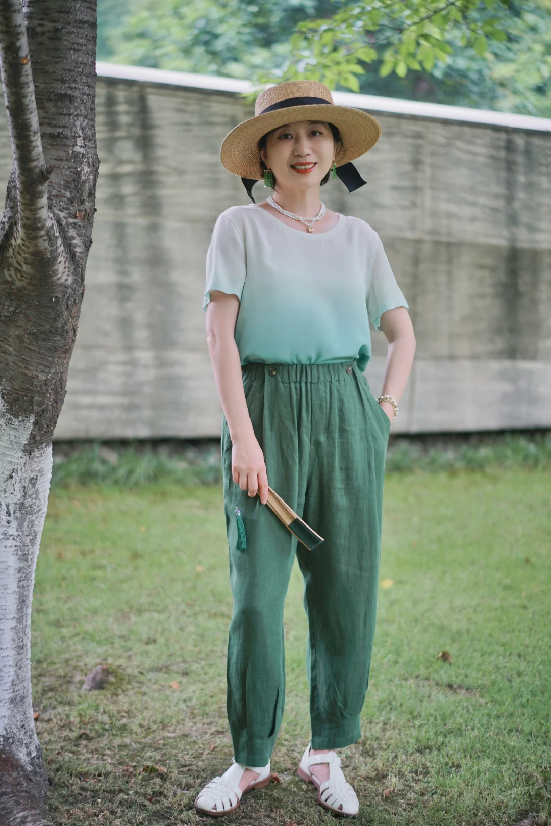 那些年我穿过的绿色| 40+熟女穿搭