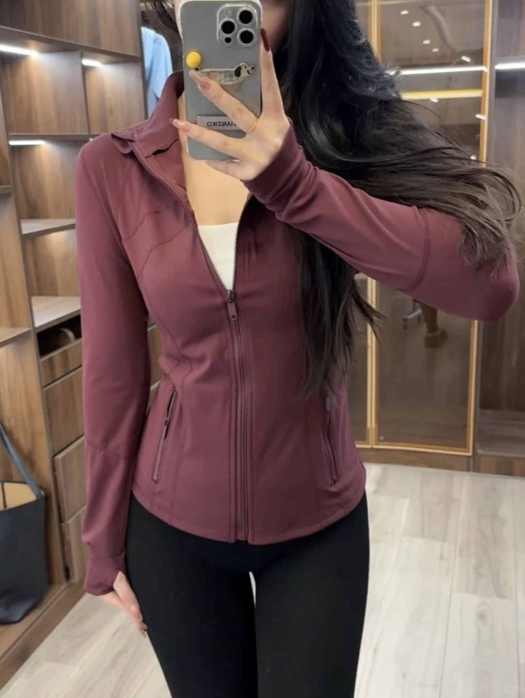 SWIFT SPEED双面长袖瑜伽服外套女上衣运动