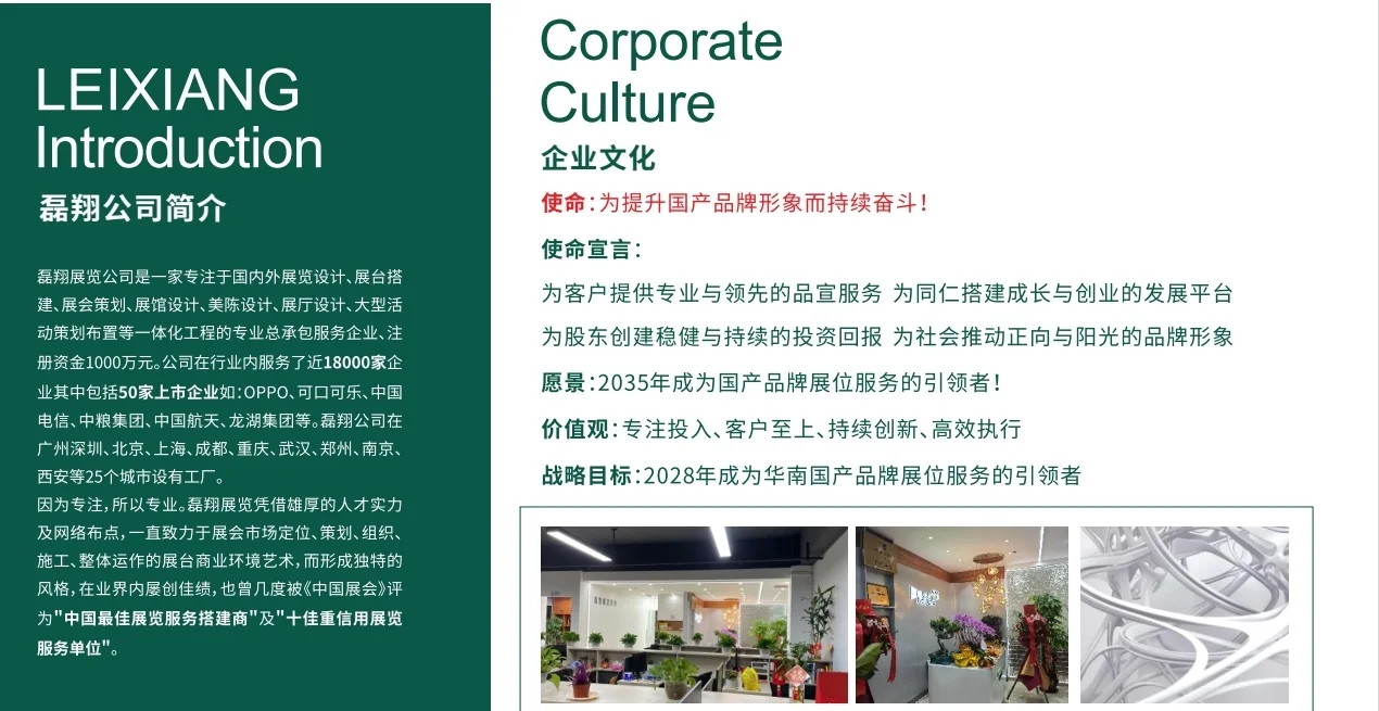 关于我们磊翔展览的自我介绍