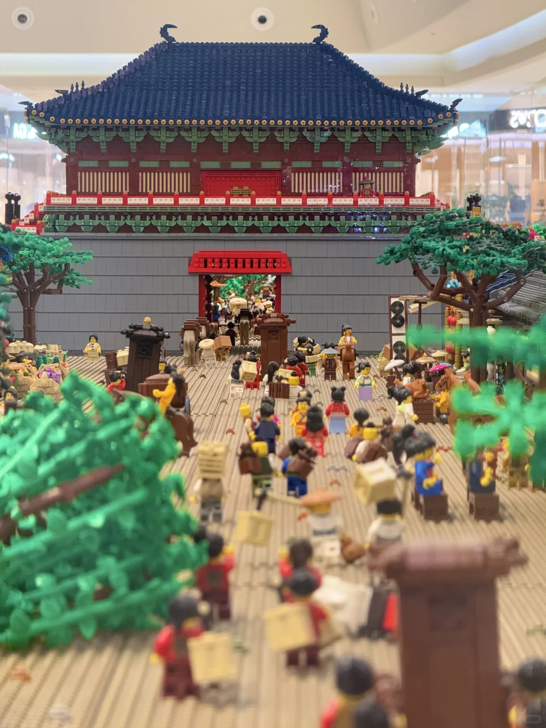 北京新展｜国贸惊现乐高《清明上河图》！！