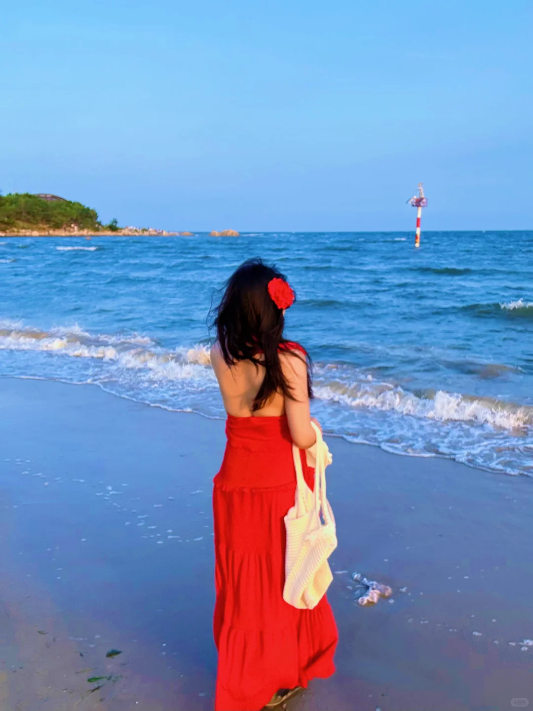 微胖女生海边穿搭