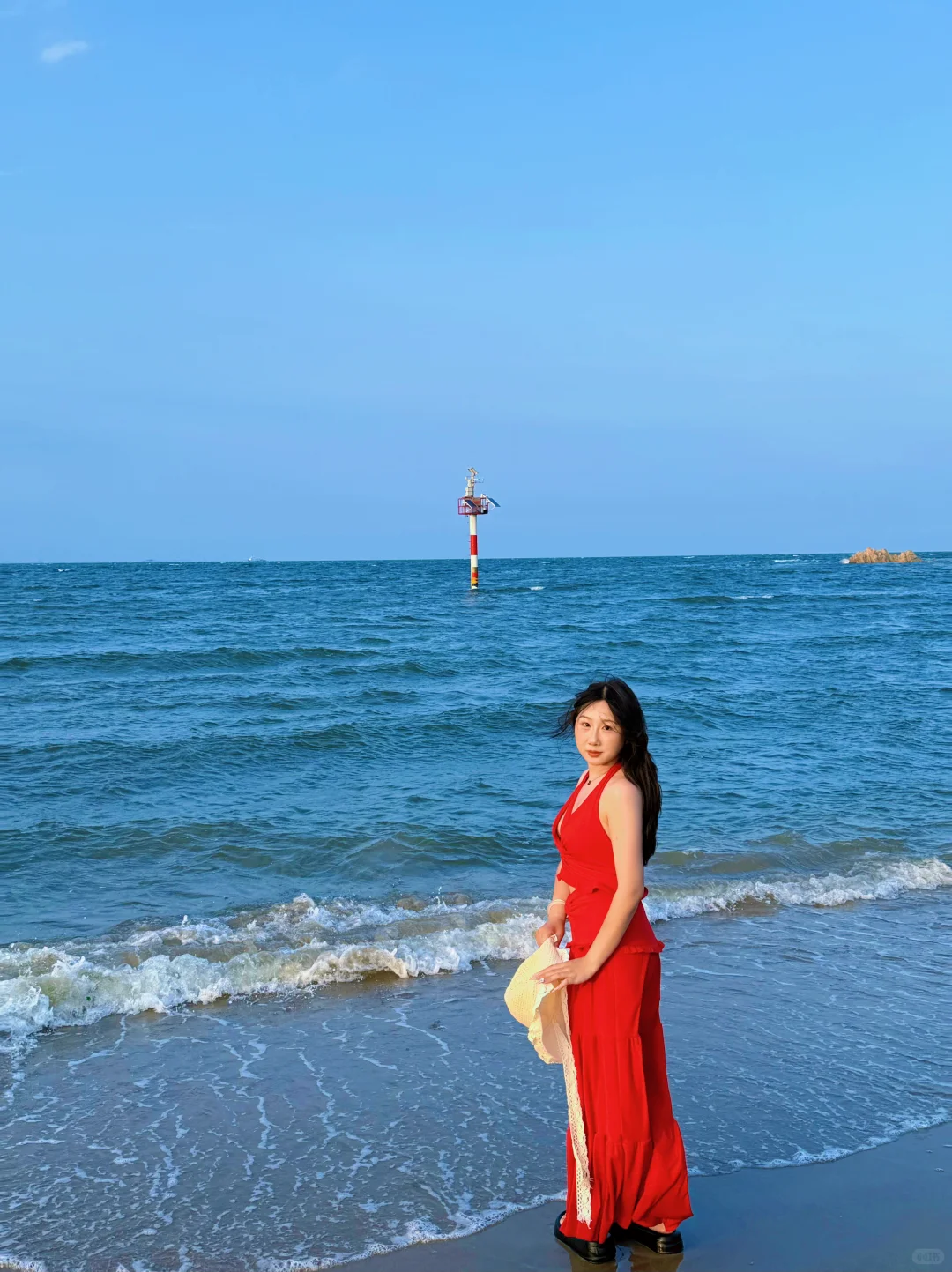 微胖女生海边穿搭