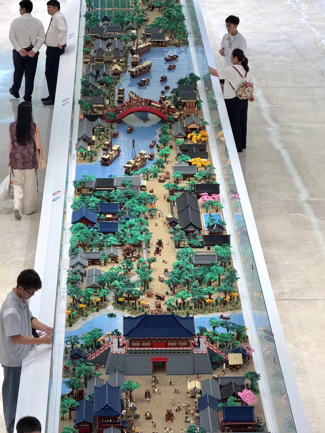 北京新展｜国贸惊现乐高《清明上河图》！！