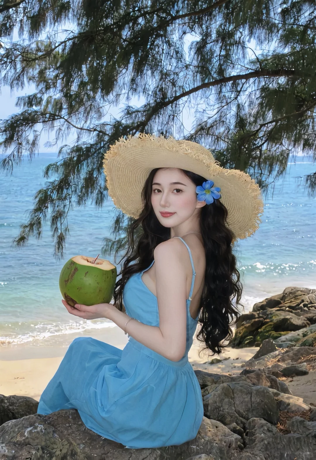 这套蓝色?好喜欢