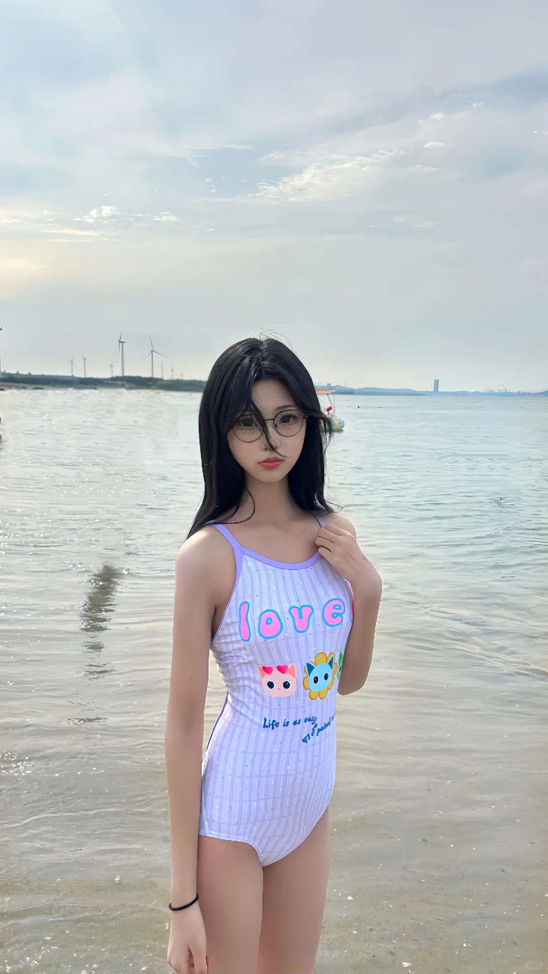 好漂漂的泳衣呀