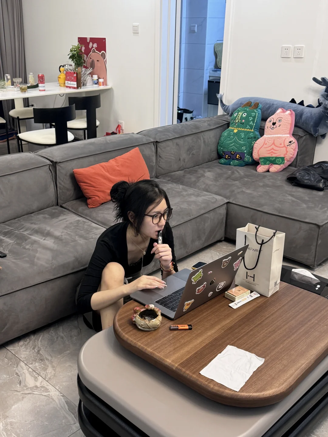 朋友随手抓拍到了我近期最满意的照片