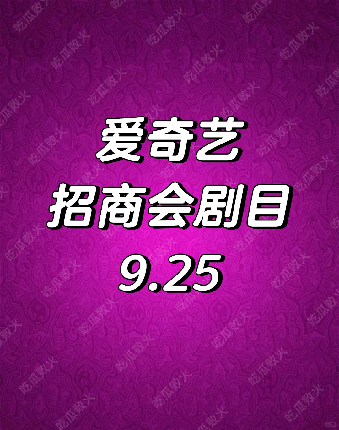 爱奇艺招商会