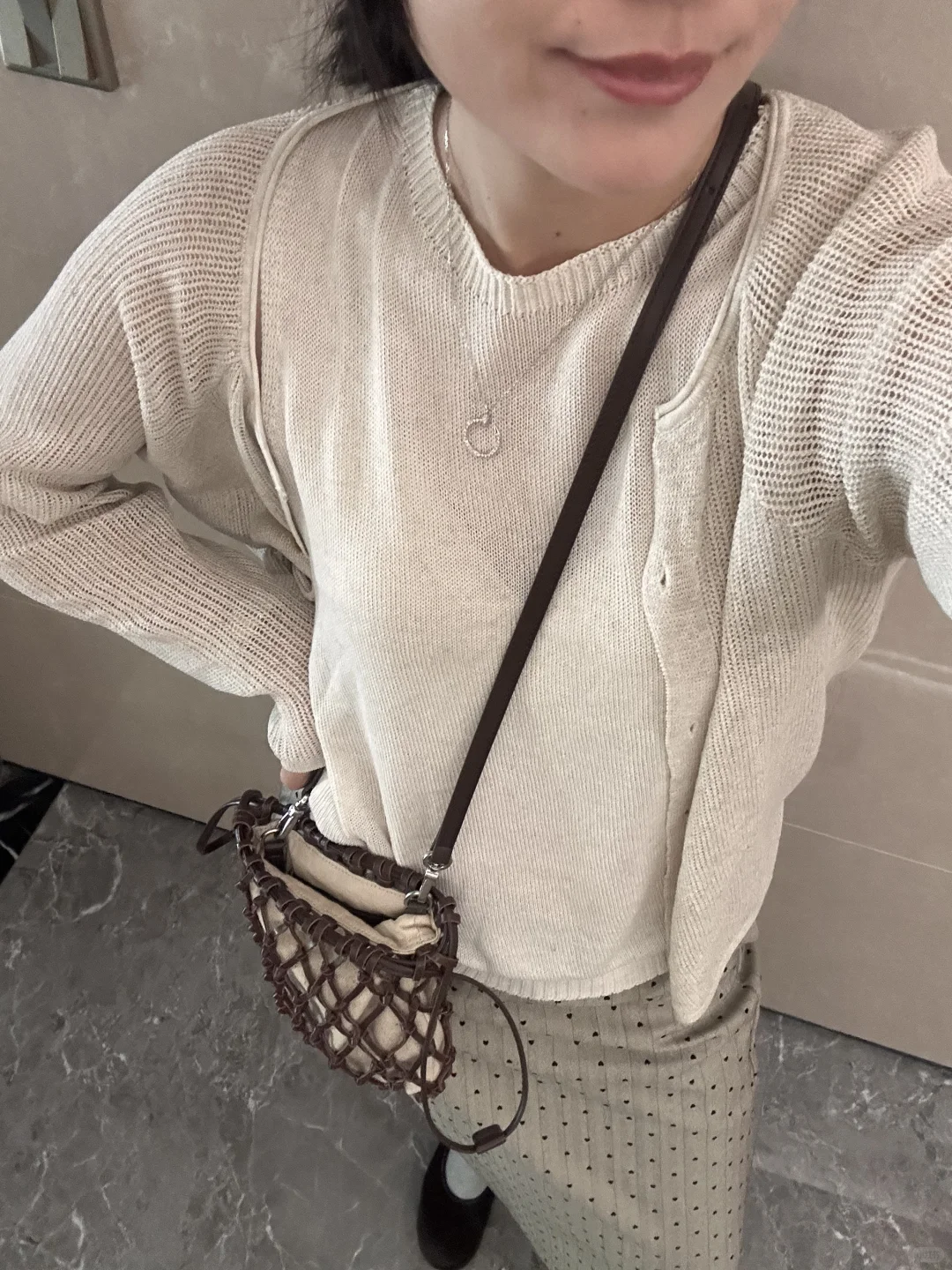 174 132｜春日淡人感杏色穿搭