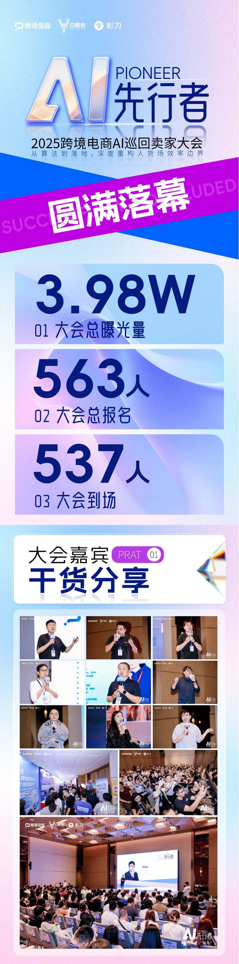 500+卖家挤爆现场！跨境电商AI大会都讲的啥