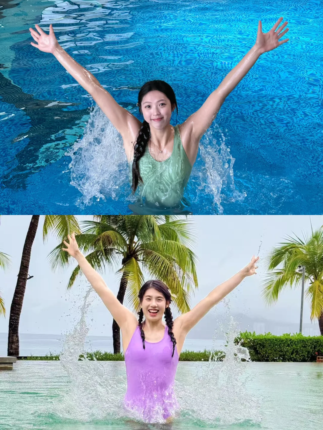 汕头女大泳教?游泳日