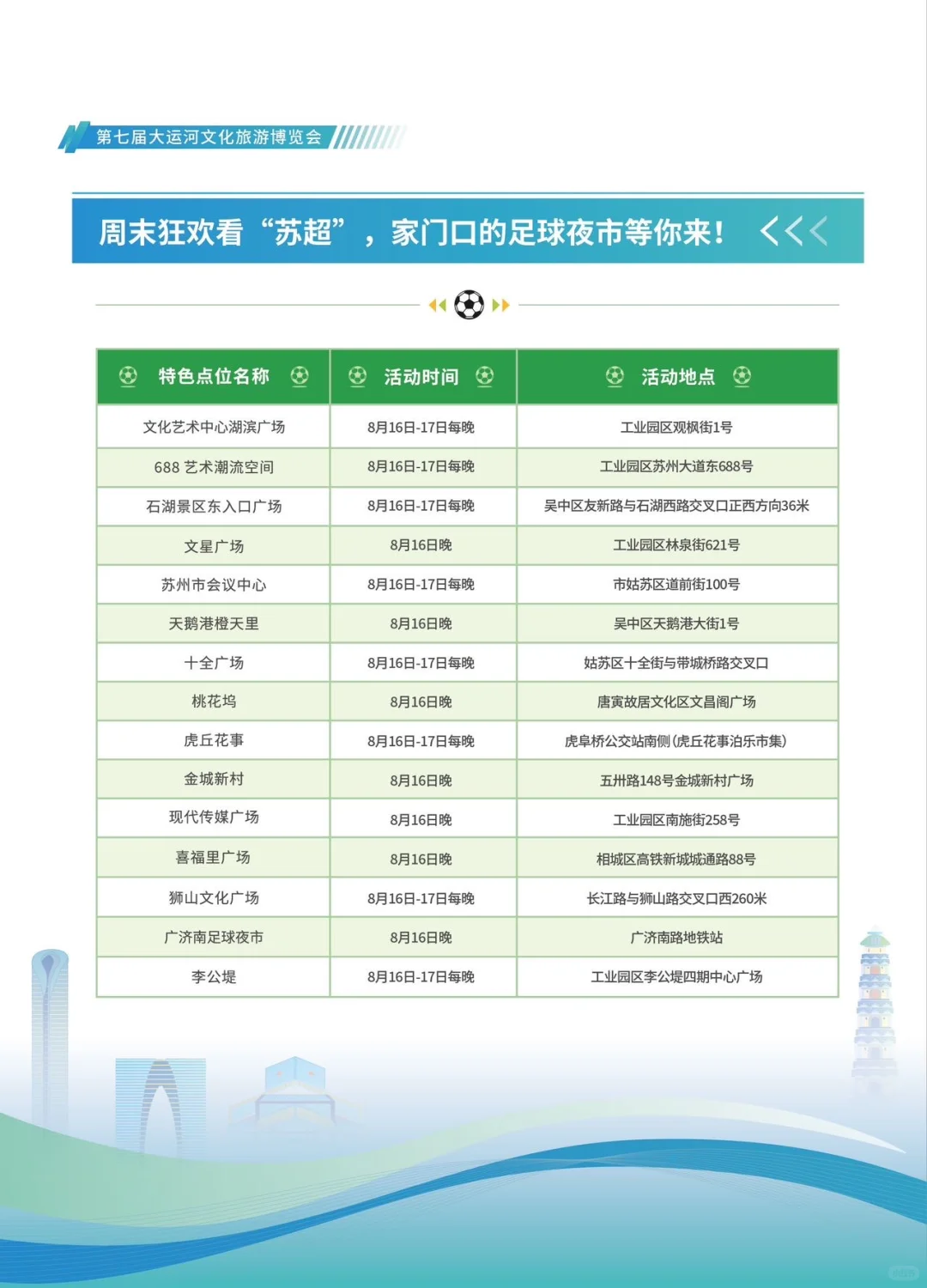 周末双倍快乐：白天逛运博！晚上看苏超！
