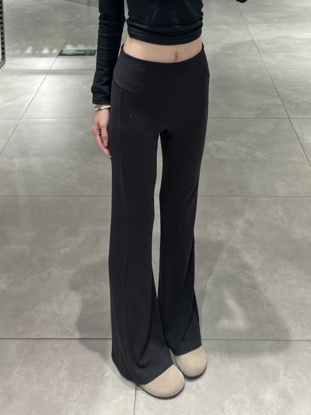 改版了7次！终于做出这种版型的微喇瑜伽裤了