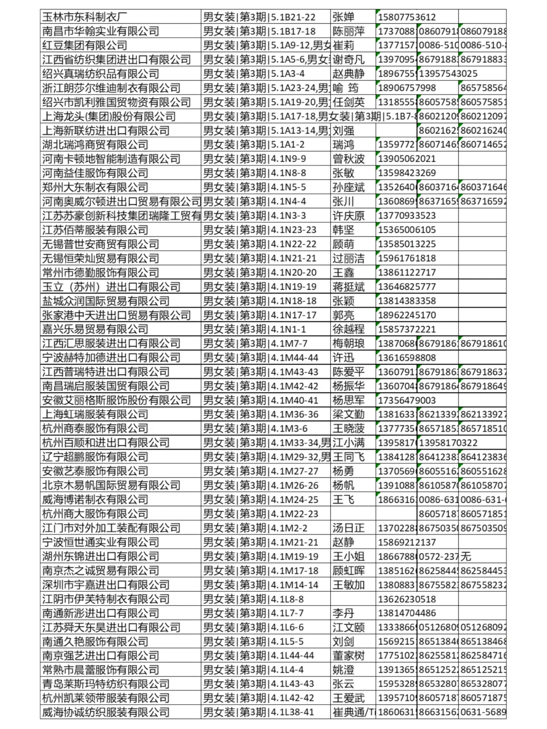 2025第137届广交会男女装参展商名录电子版