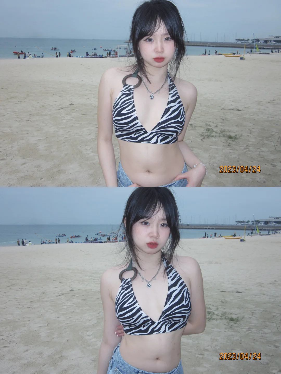 海边穿搭?️｜不用穿裙子也能很出片?