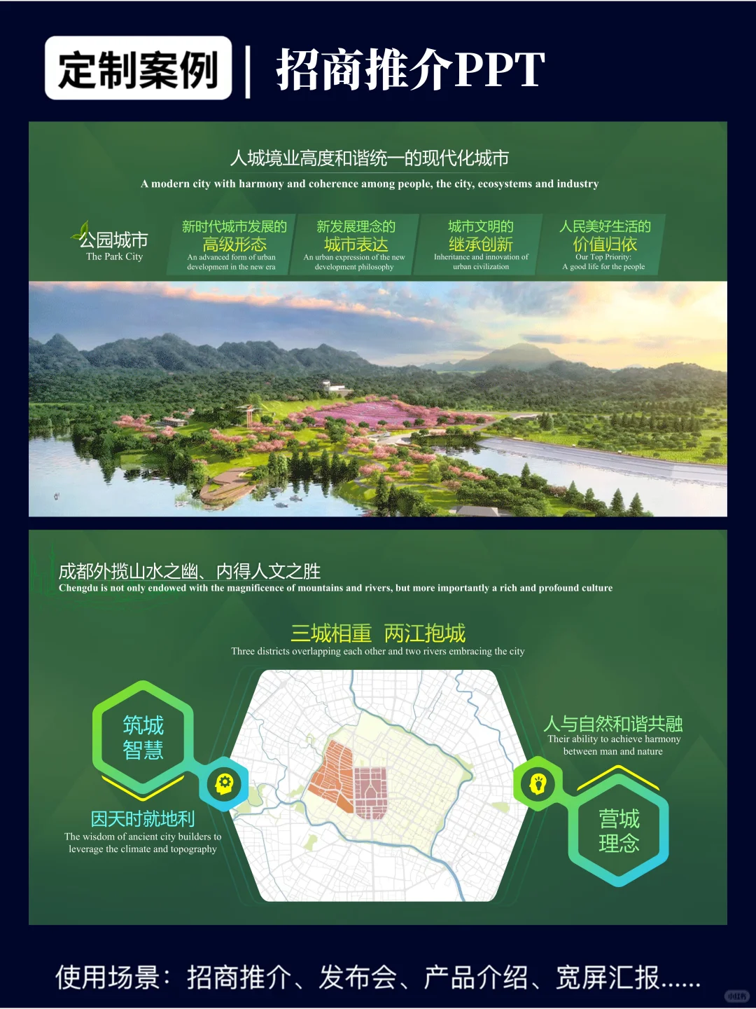 这份内行人偷用的城市推介PPT直击审美点！