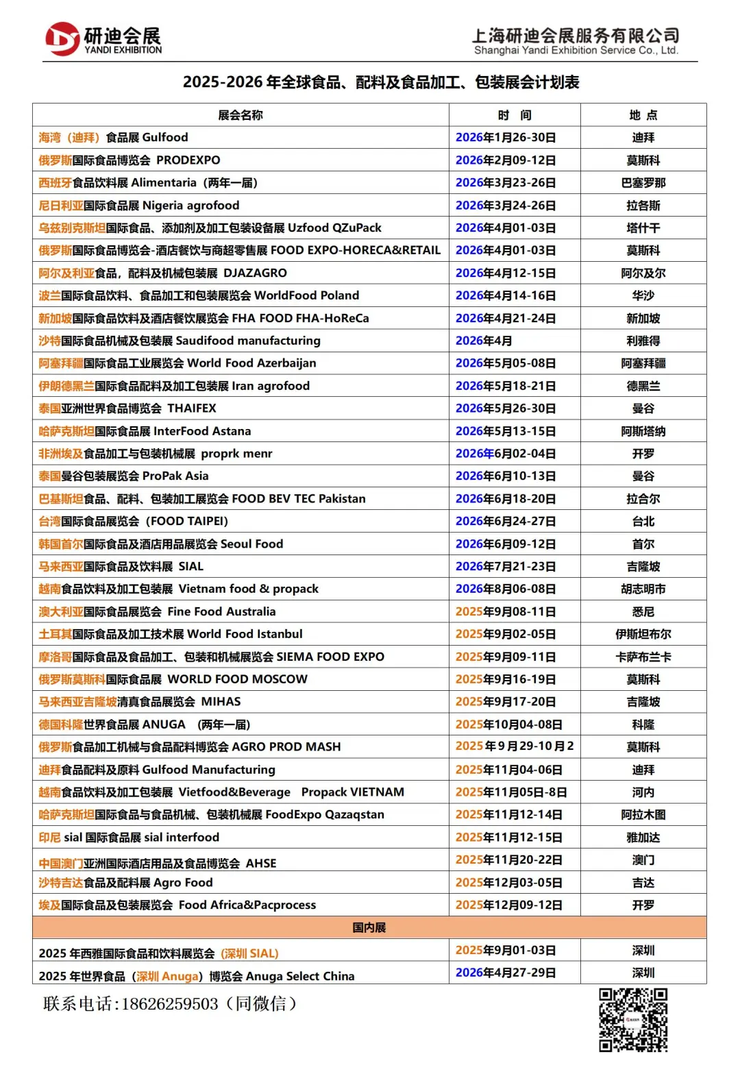 行业展会，看这里?