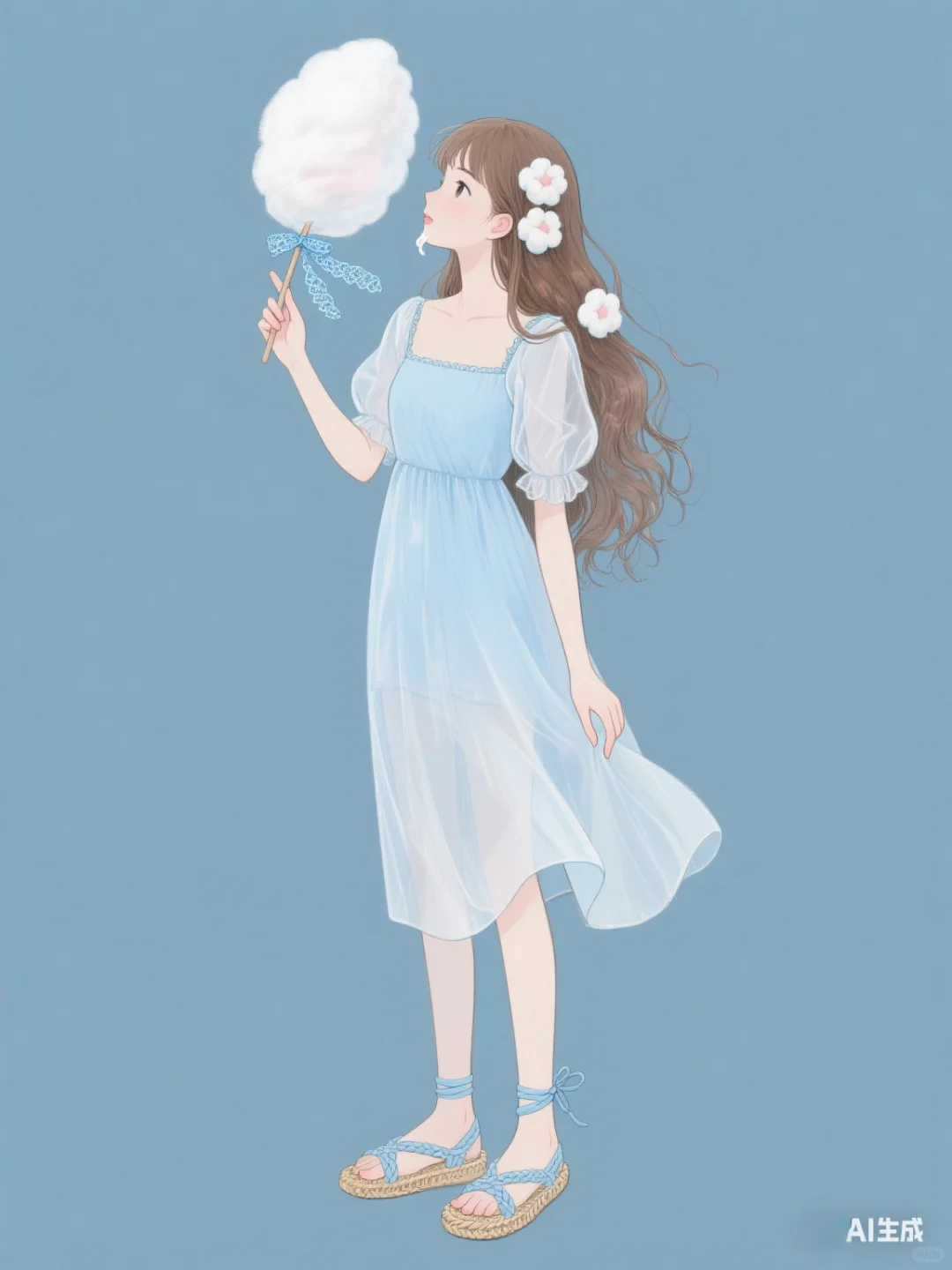 治愈系蓝色 | 海边穿搭?