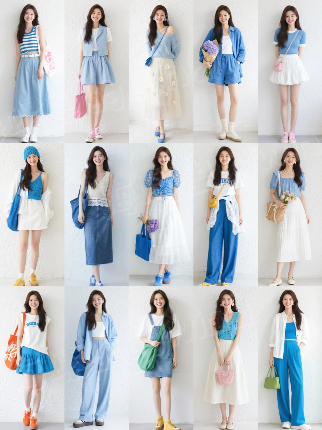 ??把天空穿身上｜夏日清爽呼吸感穿搭