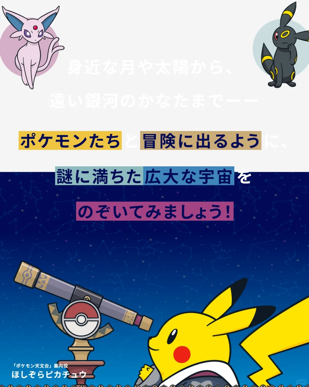 『宝可梦天文台』巡回展览❌限定皮卡丘