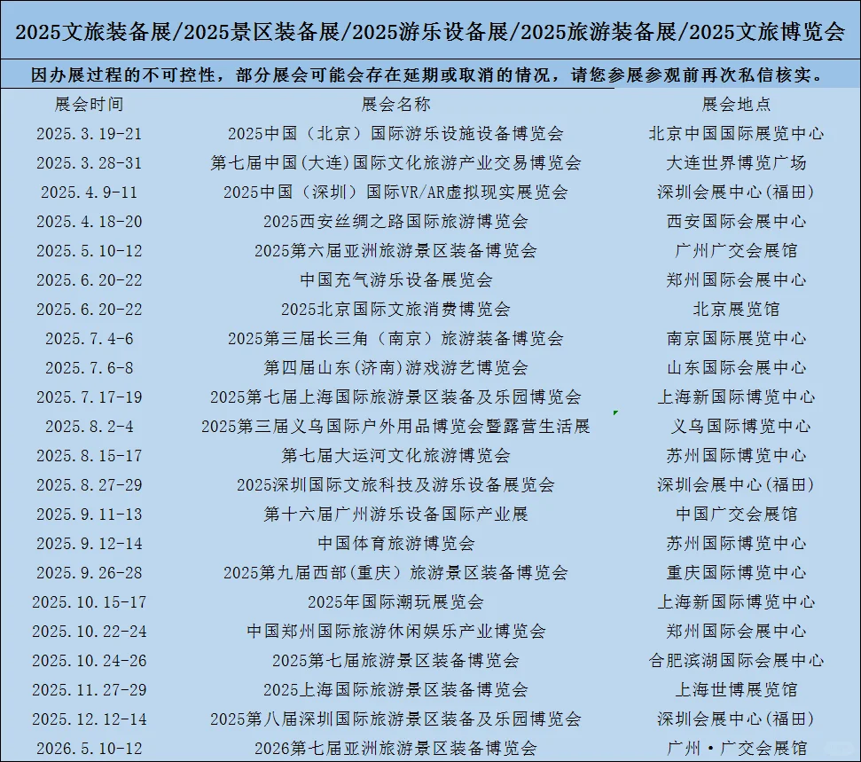 2025景区装备展会｜游乐设备展｜文旅展