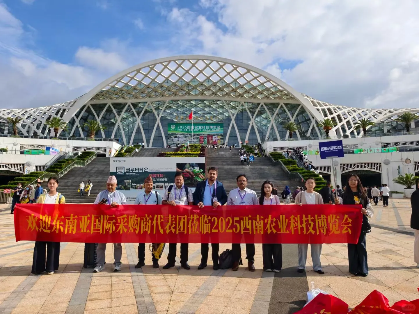 这里真的好有展会的氛围啊～