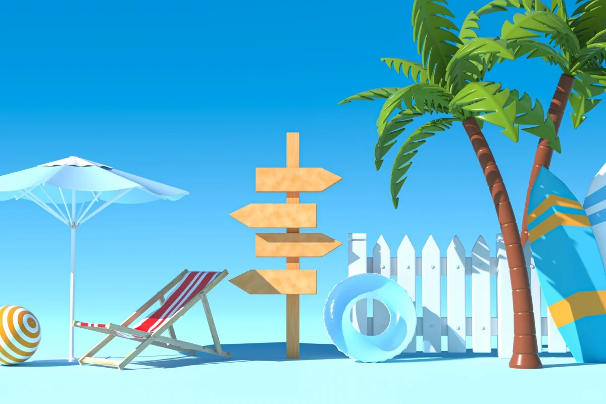 展台背景 | 夏日清凉水面