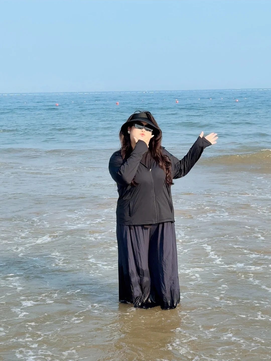 大码穿搭之海边防护篇