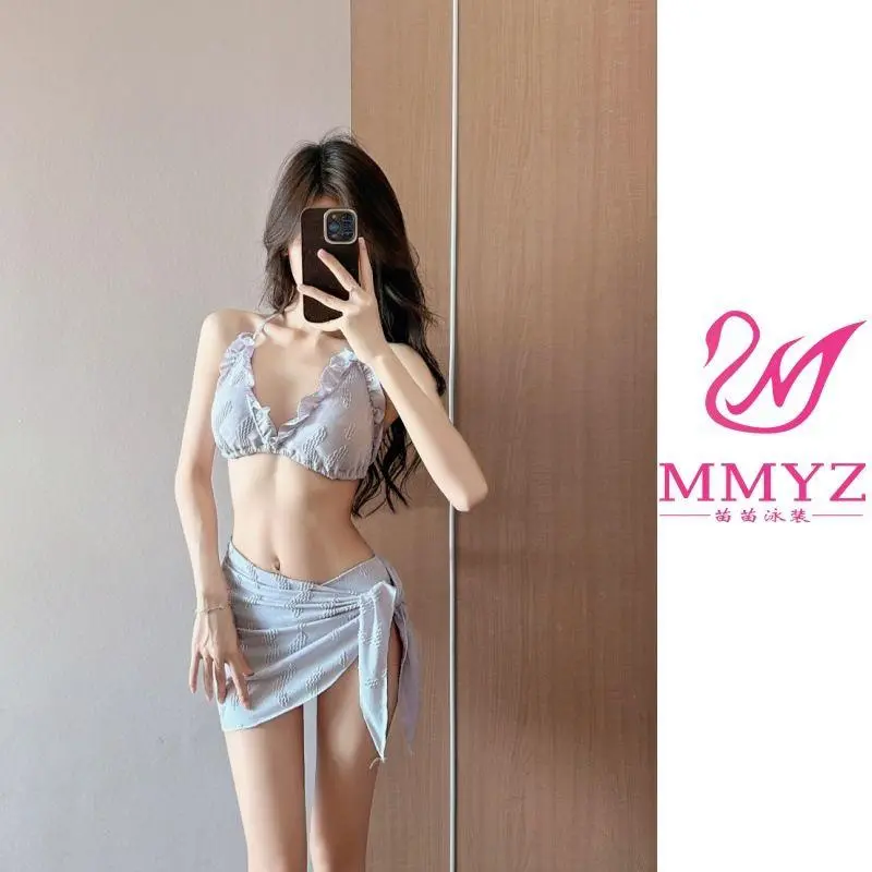 海边度假必备！日系荷叶边泳衣超可爱?