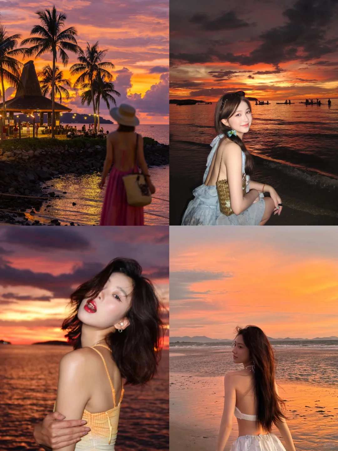 存一些亚庇绝美日落拍照姿势?