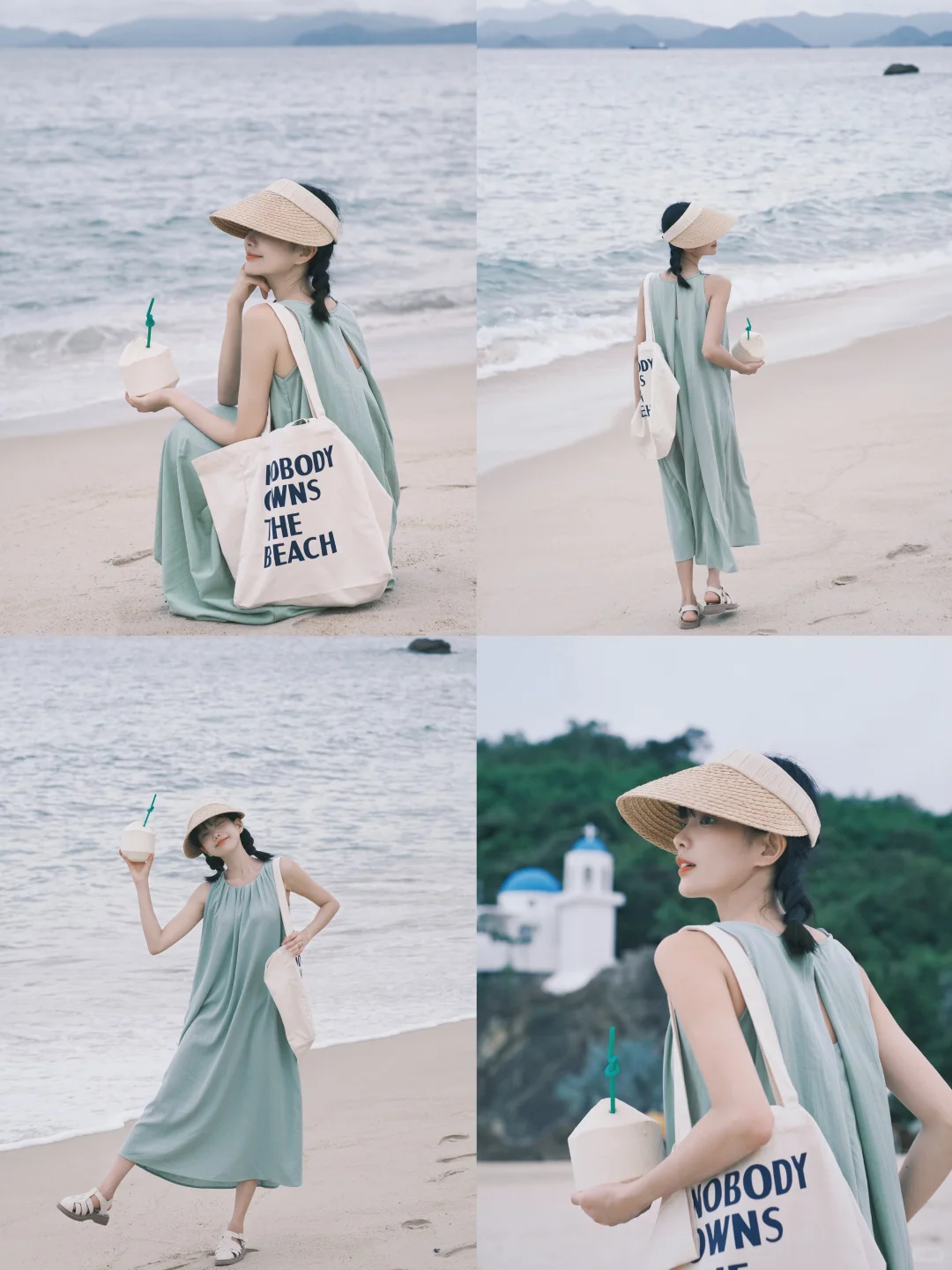 ? ?? ? ⭒˚ 她有好多海边拍照姿势.ᐟ.ᐟ