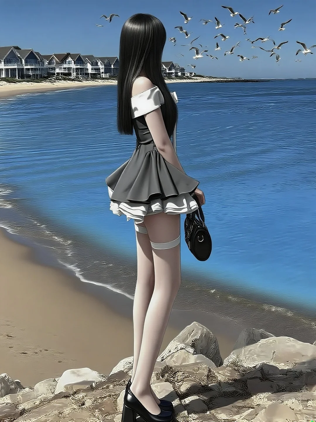 所谓伊人 黑长直