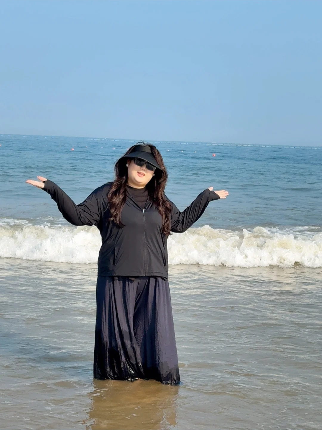 大码穿搭之海边防护篇