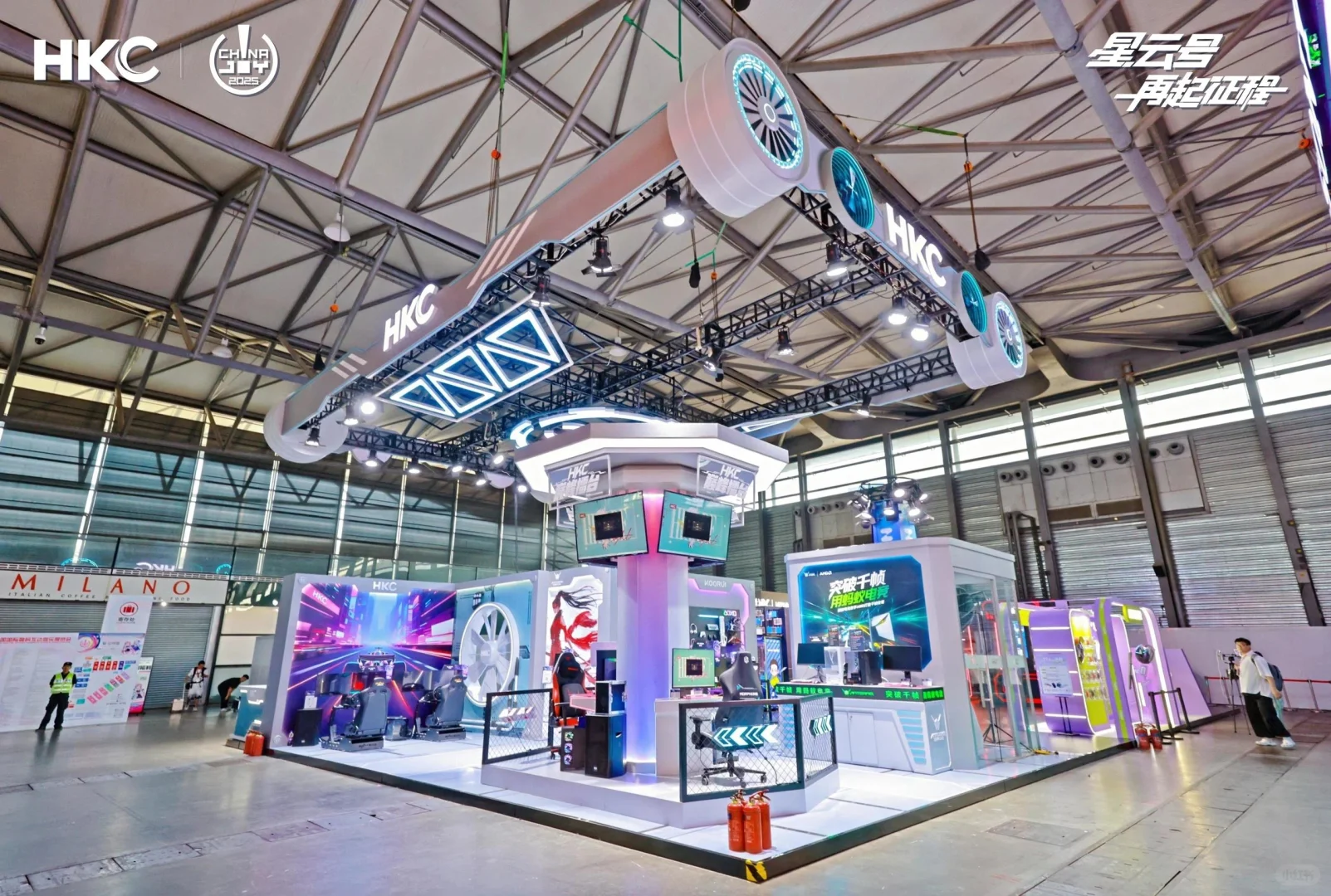 ChinaJoy |HKC展台设计｜高级氛围感拉满