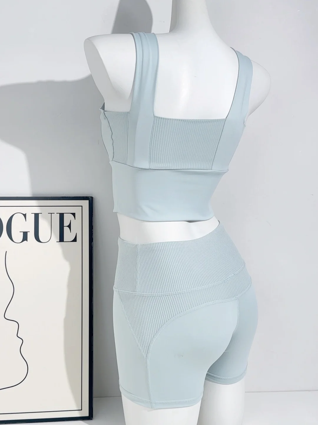 今日份普拉提女孩?温柔蓝色系?49超显瘦