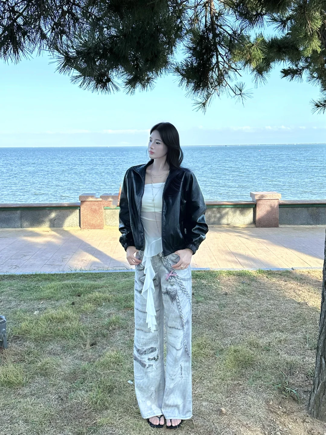 ins海边氛围感穿搭～?