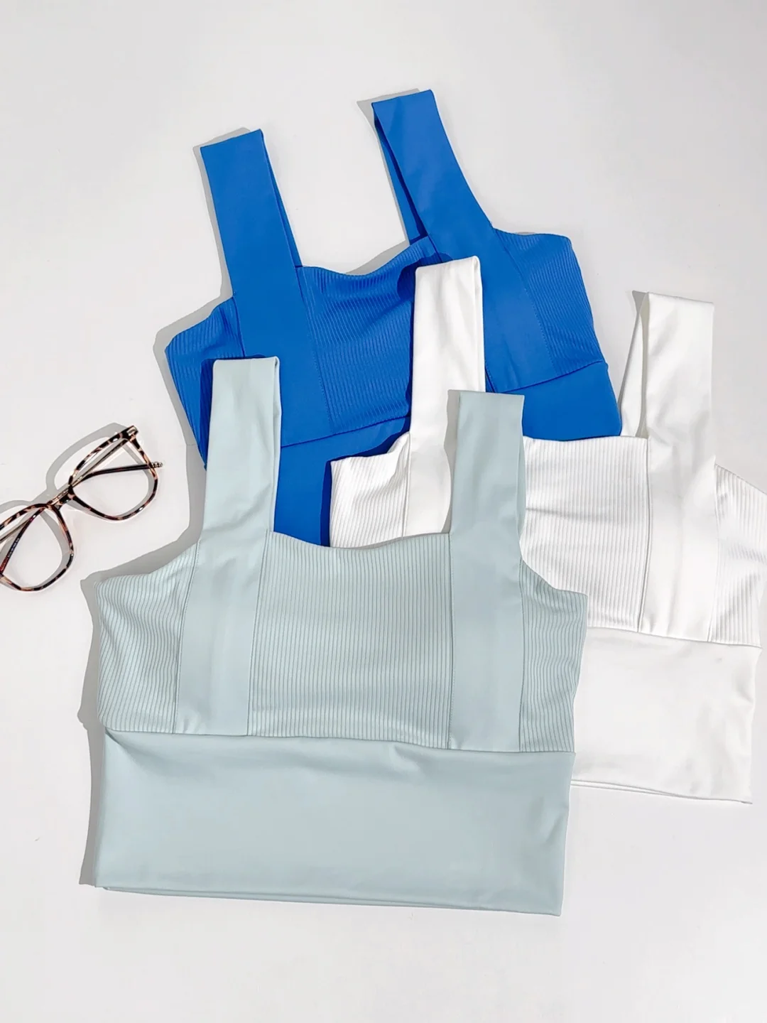 今日份普拉提女孩?温柔蓝色系?49超显瘦