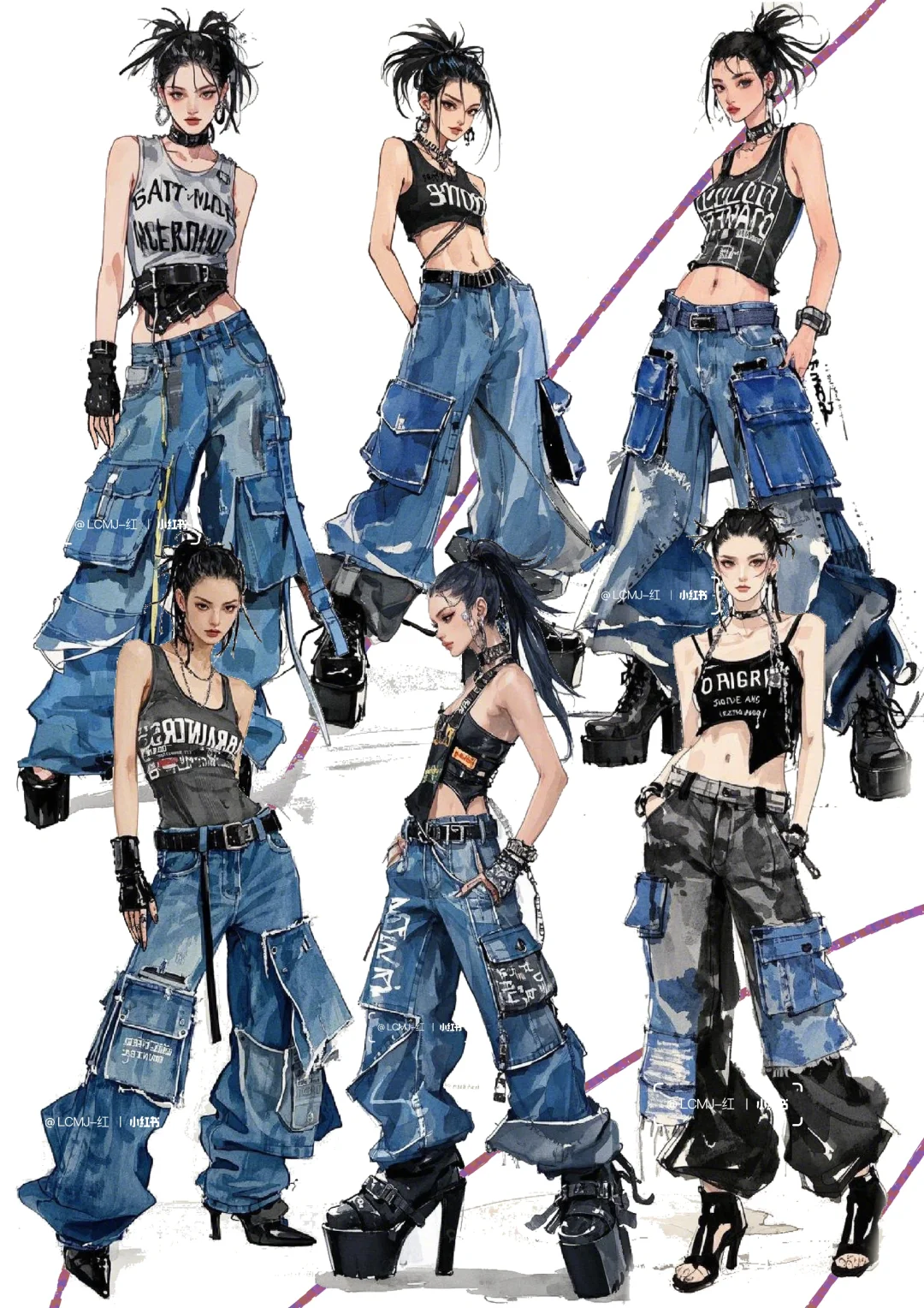 叛逆美学：高街辣妹的机能风穿搭法则