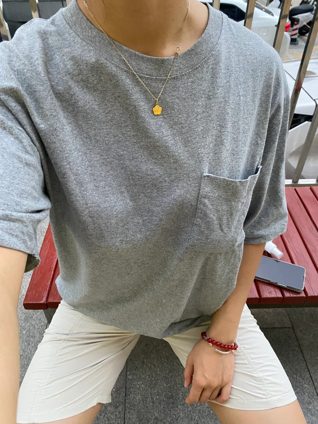 本人今天nobra在外走了小半天