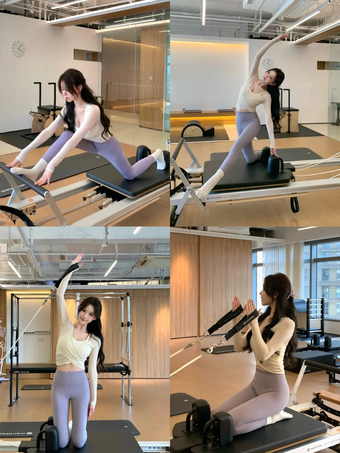 ?暴汗打卡｜普拉提女孩的腰线杀疯了！！