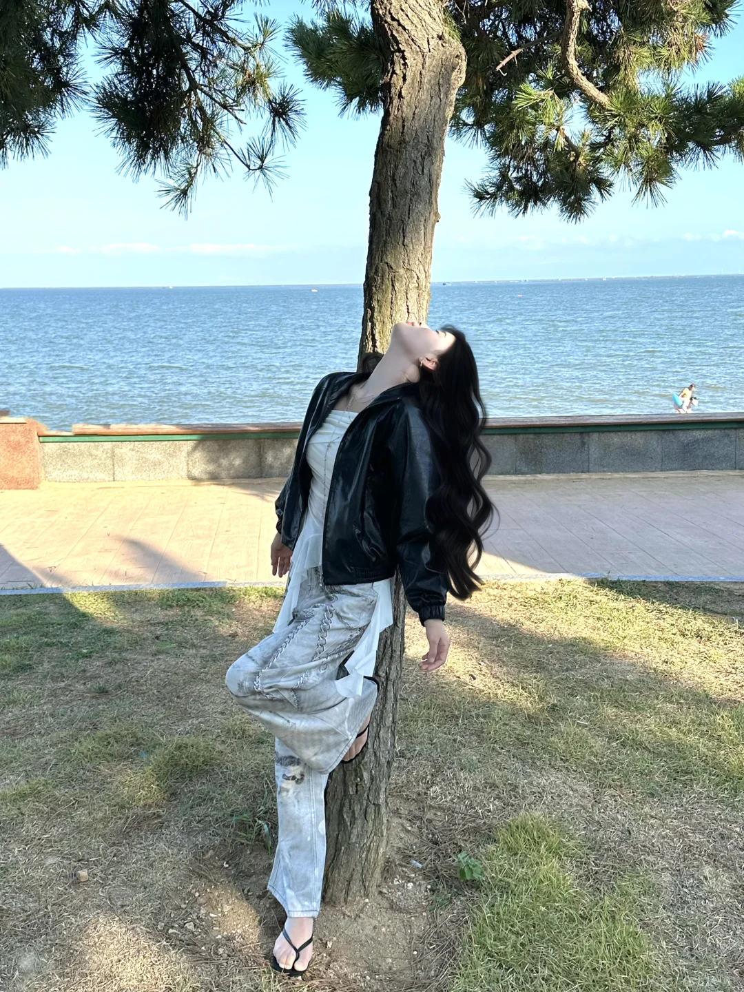 ins海边氛围感穿搭～?