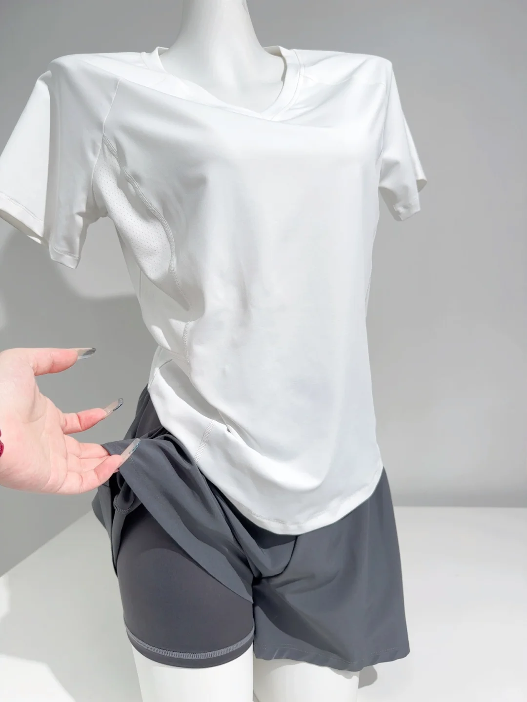 好穿到不想脱运动套装?55裤子带安全裤哦?