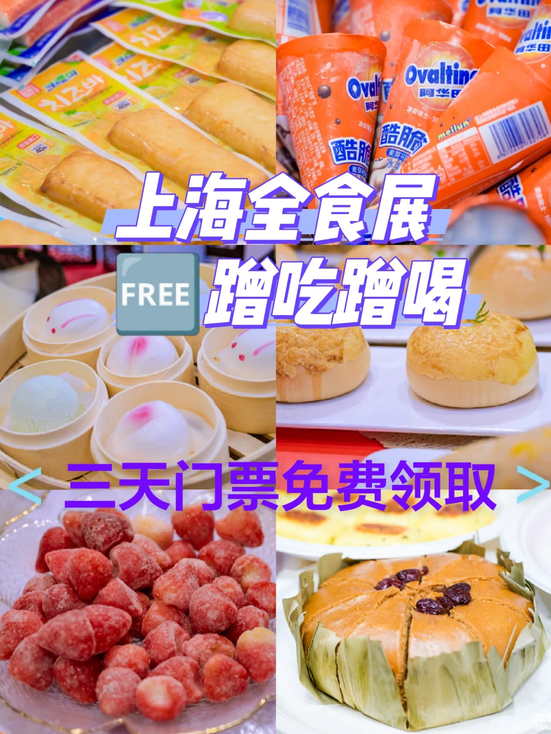 全食展，来来来，吃不完!