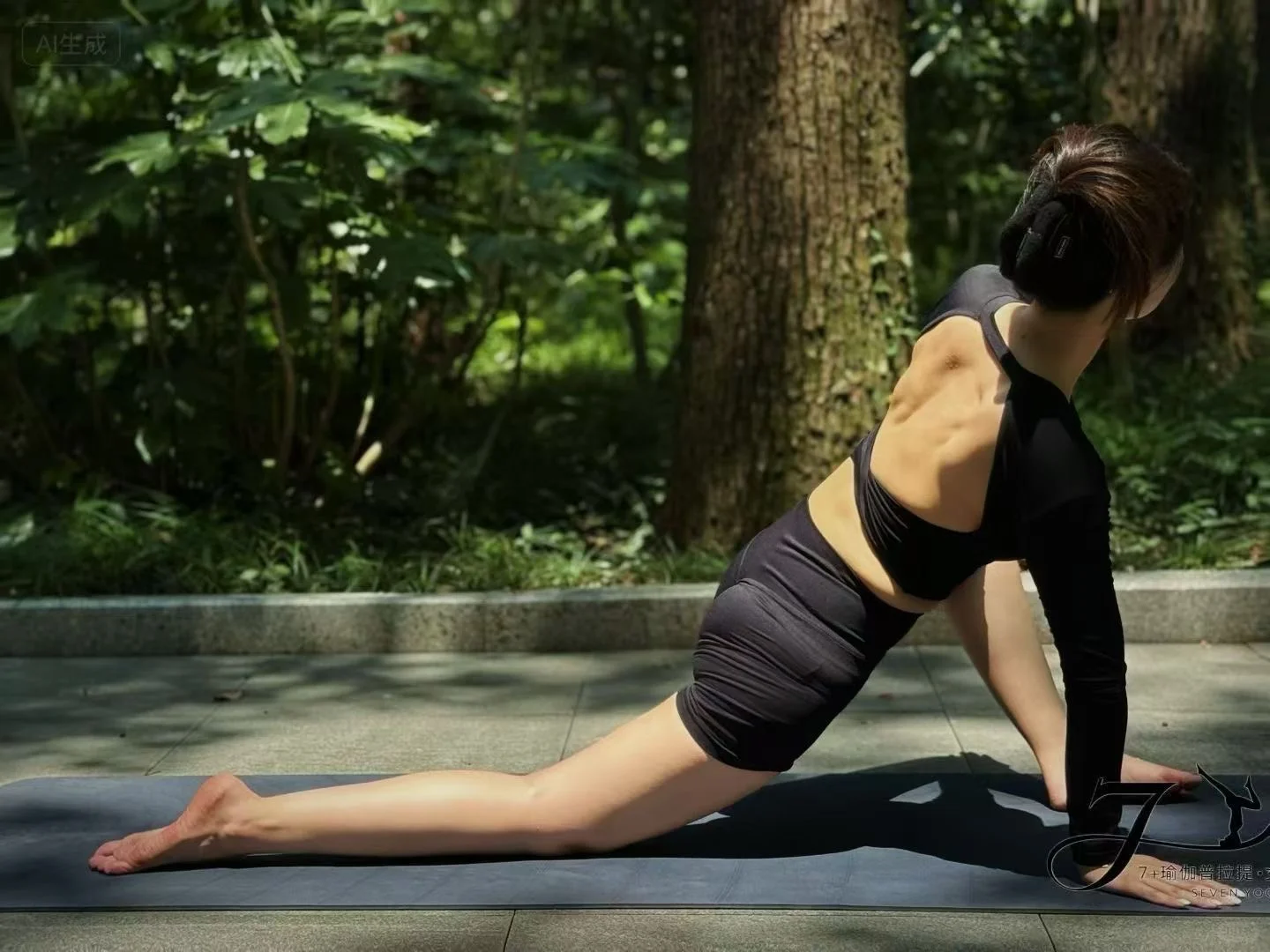 一些优雅和松弛感的瑜伽服