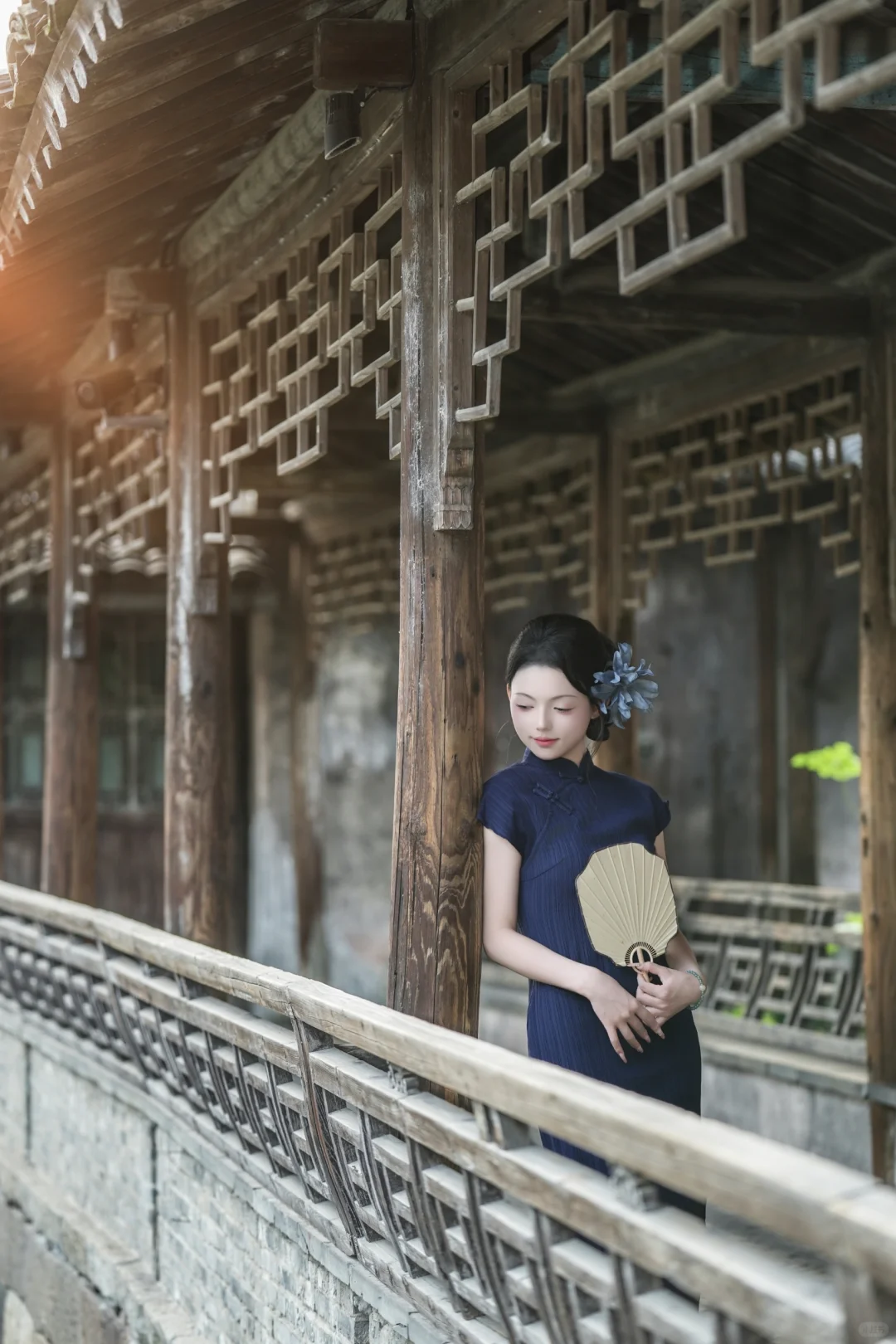 旗袍美人具象化了