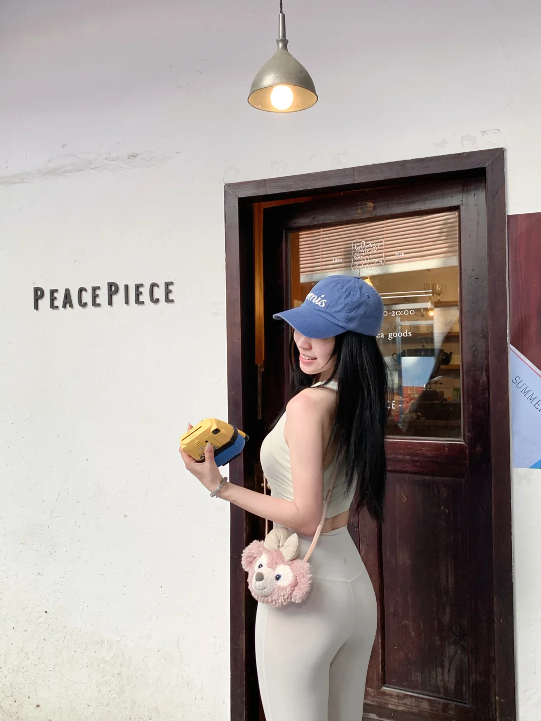 挑战只穿瑜伽服出门Day63｜纯白色的夏天?