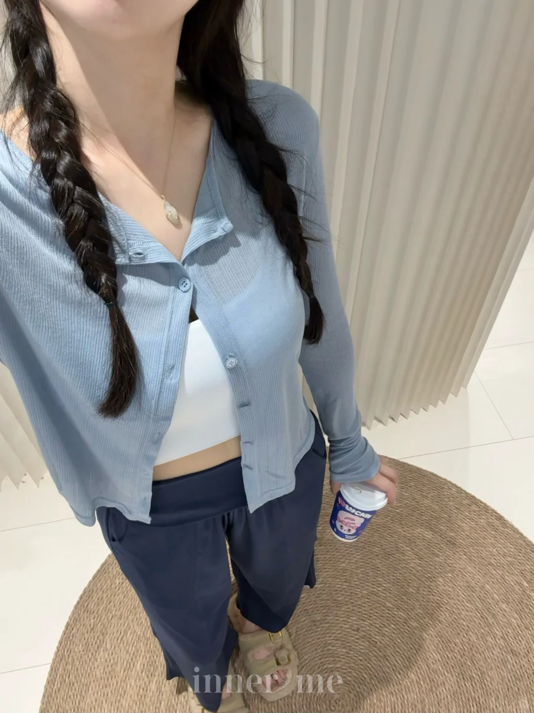 韩系瑜伽服穿搭来喽