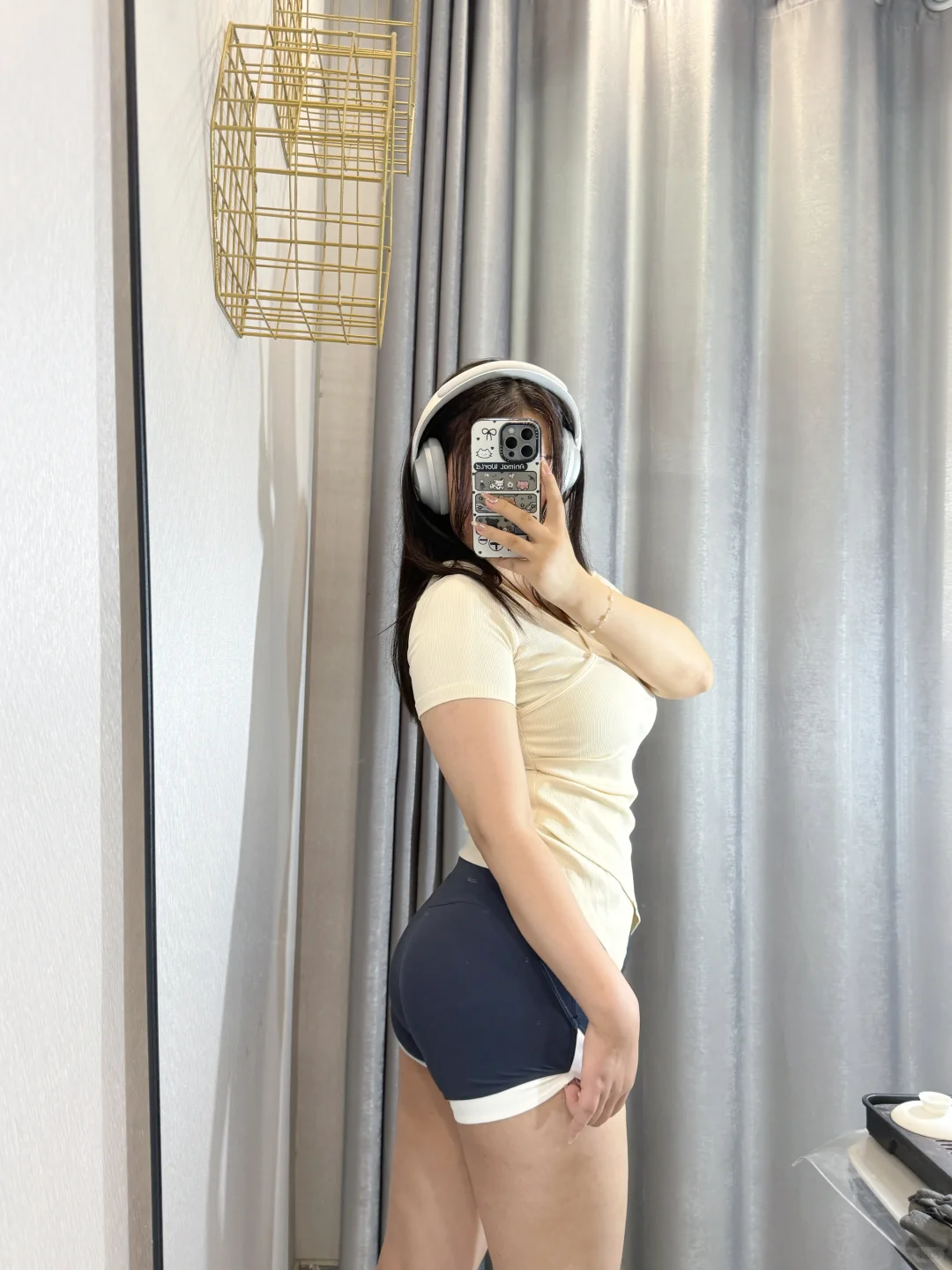 微胖女生巨遮肉肉的运动穿搭