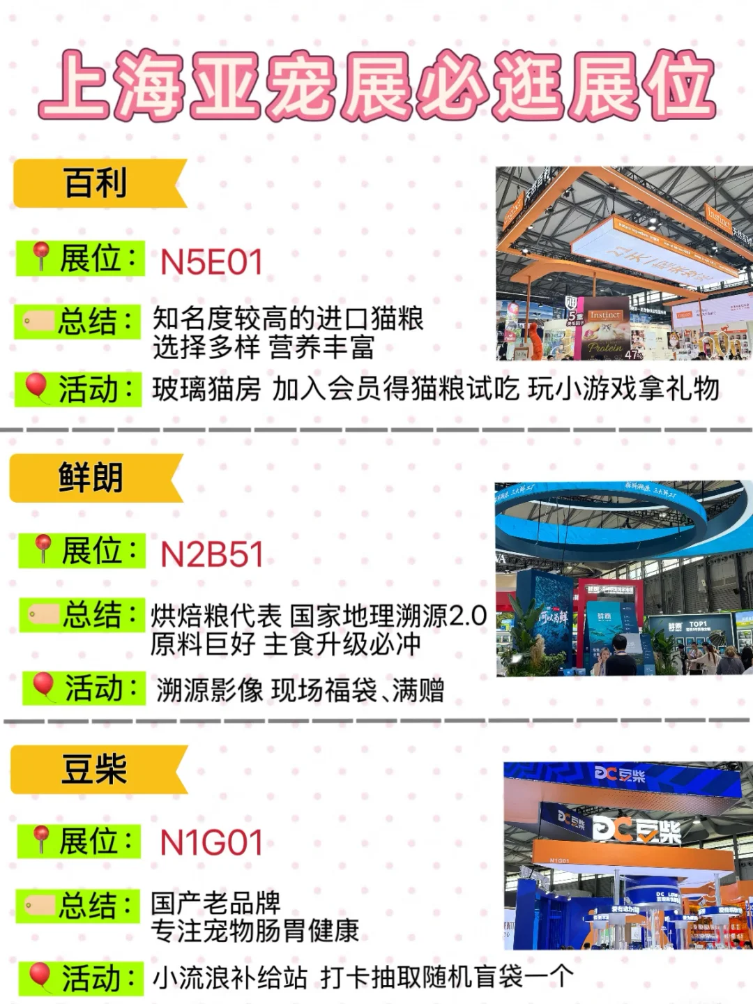 展位信息汇总?2025亚宠展这12个展会值得逛