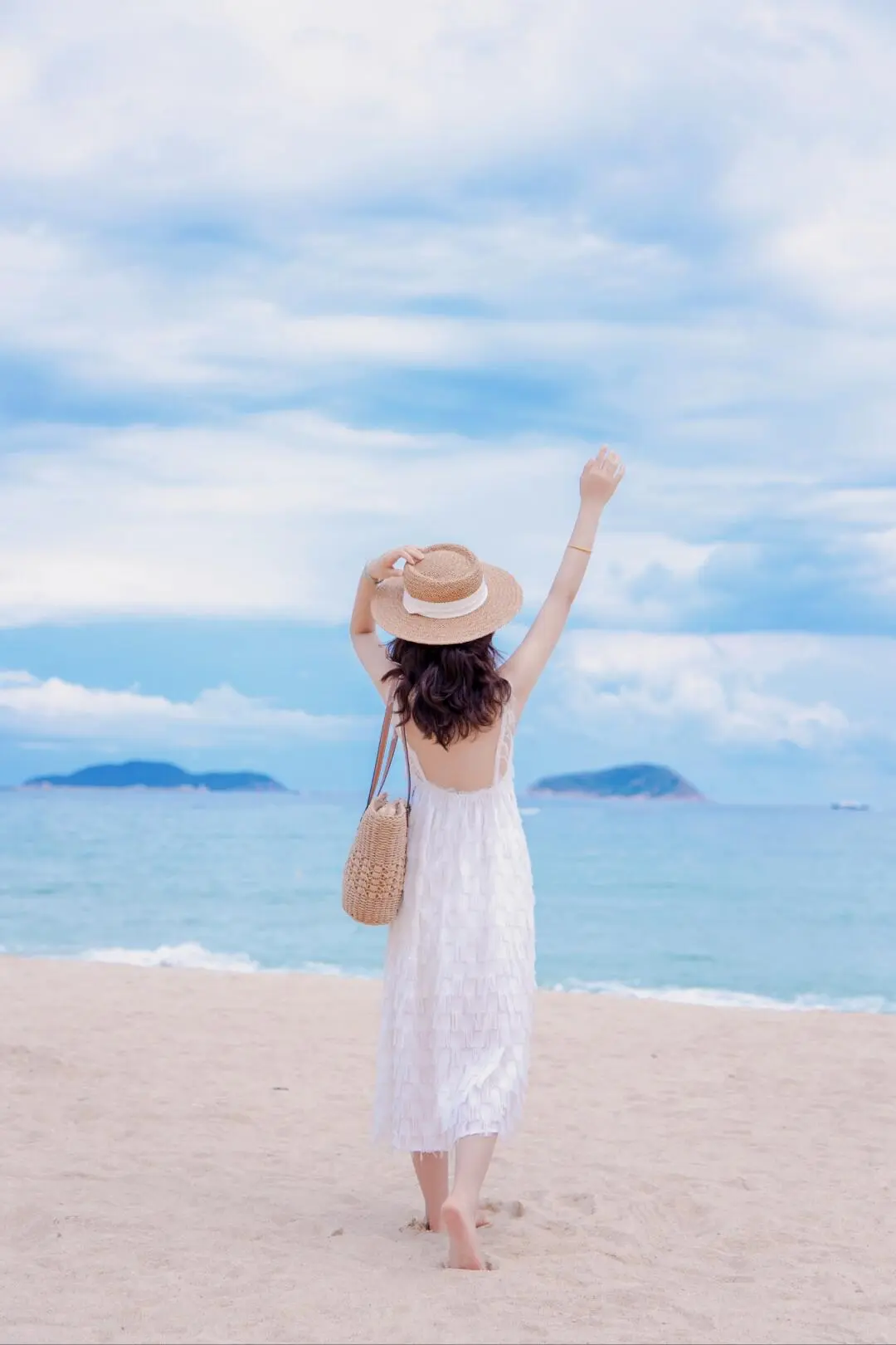 万宁约拍，夏，海，女孩?